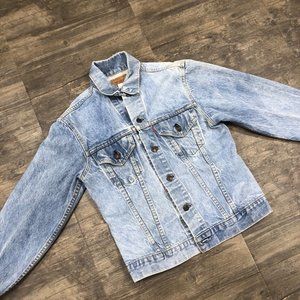 Vintage Levis Type 3 Denim Trucker Jacket No Pockets 70505 0217 Size 36 USA Made